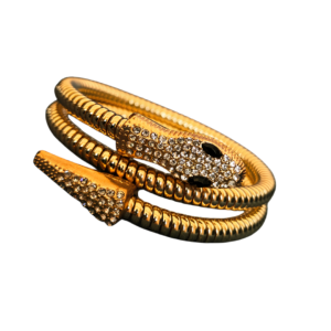 Gold Snake Wrap Bracelet
